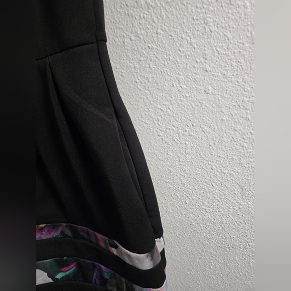 Apt 9 Watercolor Black Dress - Picture 4 of 6